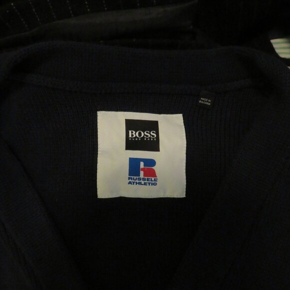 Boss X Russell Cardigan. Blue. One Size (fits like XL).   Like New. - Picture 2 of 4